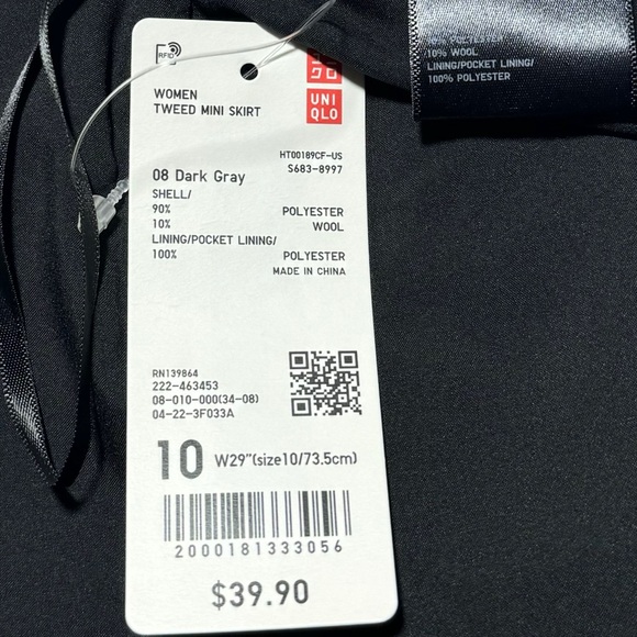 Uniqlo Tweed Mini Skirt - Picture 5 of 7